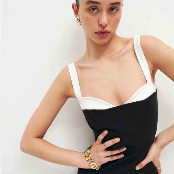 Reformation Nelle Knit Dress, Size L (10) - Picture 5 of 7